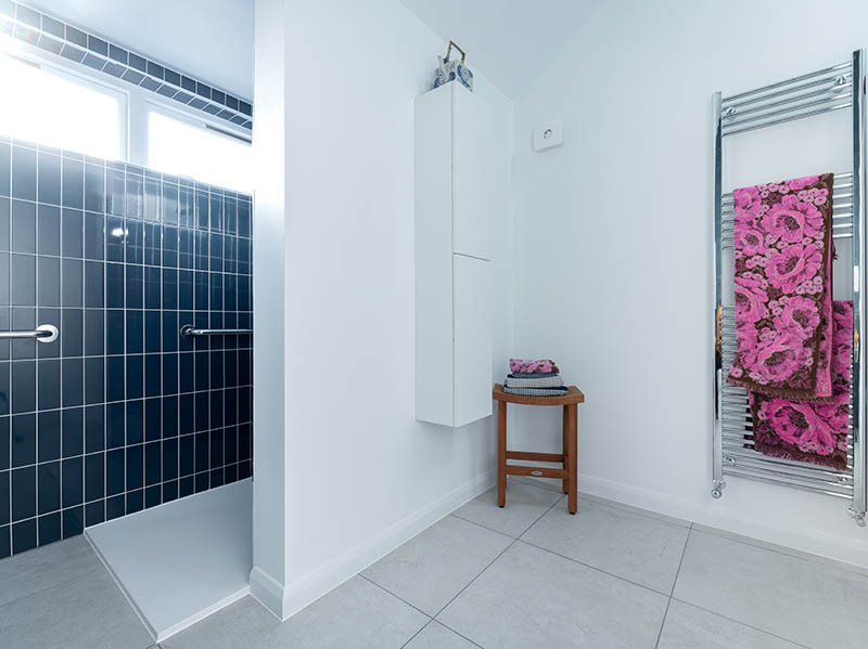 Japanese inspired accessible bathroom in Edinburgh Raison Home
